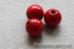10 mm Holzperlen in Rot